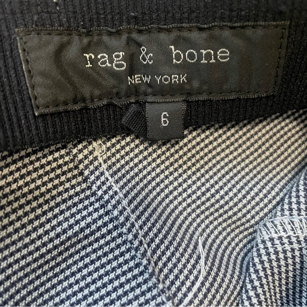 Rag & Bone Womens Pant size 6 Simone Tweed Houndstooth Commute Office Stretch - Picture 5 of 9